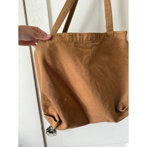 Brown Canvas Tote Bag - Picture 4 of 10